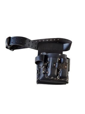 Greenlee leather Heavy-duty 8 pocket pouch and adjustable belt